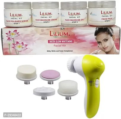 Lilium Herbal Insta Glow Whitening Facial Kit 2 Kg With Face Massager 2000 G