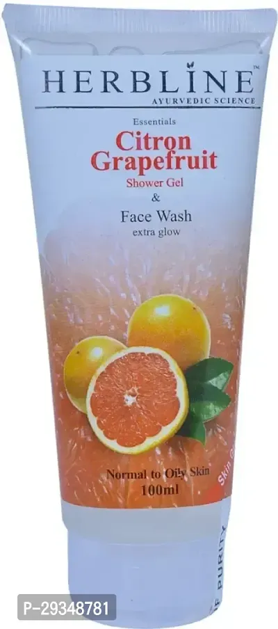 Citron Grapefruit Shower Gel And Face Wash 100 Ml Face Wash 100 Ml