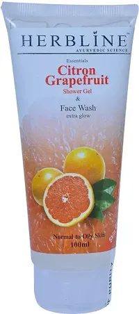 Citron Grapefruit Shower Gel And Face Wash 100 Ml Face Wash 100 Ml