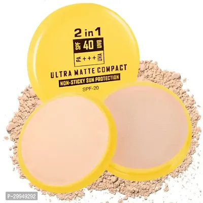 2 IN 1 Face Powder Compact Matte Finish SPF-20 (AC1141, 15 g)-thumb0