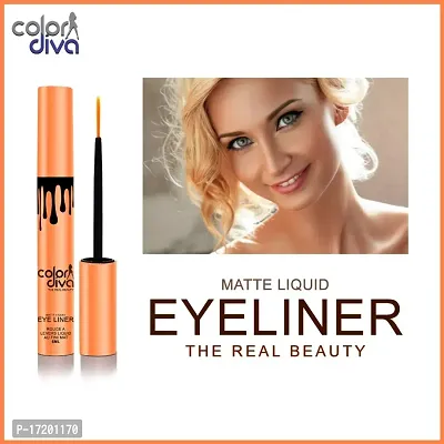 COLOR DIVA Waterproof  Long Lasting Eyeliner, Mascara  Sindoor, 6ml, (EM102-S101) Pack of 3-thumb3