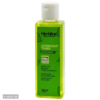 Herbline Astringent Toner Neem Leaf Brahmi And Citrus 100Ml