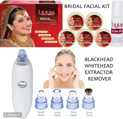 Lilium Bridal Glow Facial Kit 350 G With Blackheads Remover Tool 2 Items In The Set