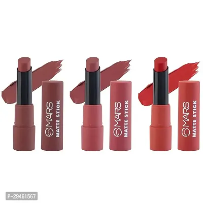 Mars 3 Box Matte Stick Lipstick (Ls30-01, 9.6 G)