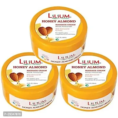 Lilium Honey Almond Massage Cream 100Ml-thumb0