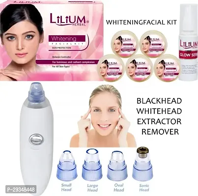 Lilium Skin Whitening Facial Kit 350 G With Blackheads Remover Tool 2 Items In The Set-thumb0