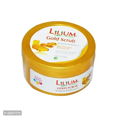 Lilium Herbal Gold Scrub 100Ml