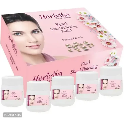 Herbdiva Pearl Skin Whitening Facial Kit 500Gm