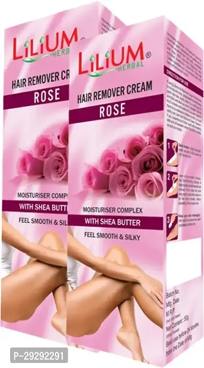 Rose Hair Removal Cream 50G Pack Of 2 Cream ,50 G, Set Of 2