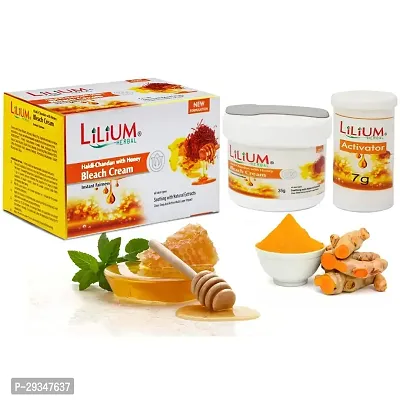 Lilium Haldi Chandan With Honey Bleach Cream 42G