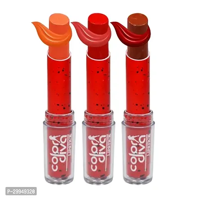 adbeni Moisturizing Lipstick | Hydrating Lipstick For Dry And Chapped lips (Hot Shot, 13 g) Pack of 3-thumb0