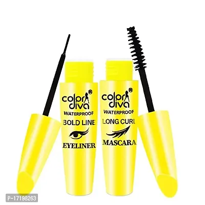 Adbeni Waterproff Length Fiber Extension Eyeliner  Mascara, 10ml Each (CDYLW)-thumb0