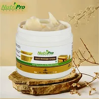 NutriPro Gold Massage Cream With Roller|Gold Leaf, 150GM-thumb1