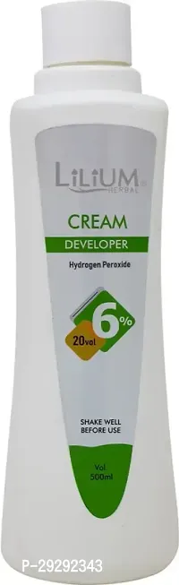 Hydrogen Peroxide 6 Percent 20 Vol Cream Developer 500Ml ,500 Ml-thumb0