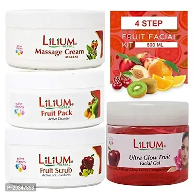 Lilium Herbal Fruit Facial Kit 800G Gen 43 Gc 1004