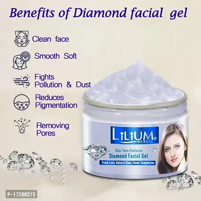 Lilium Diamond Facial Gel  Double Side Face Roller (250g)-thumb3