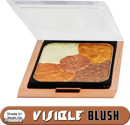 5 In 1 Pallet Visible Blur Blush Bp09-01 For Professional Makeup (Multicolor)-thumb0