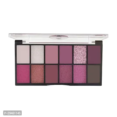 Makeup Palette 10 Color Eyeshadow, 2 Color Compact 1 Color Blusher, ,1 Puff, 1 Applicator And 1 Mirror, Shade- Multi Color, 10G (K6062) ()