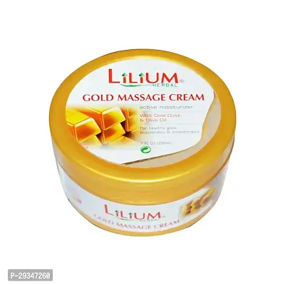 Lilium Herbal Gold Massage Cream 200Ml-thumb0