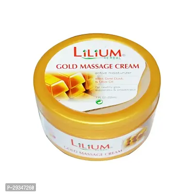 Lilium Herbal Gold Massage Cream 200Ml