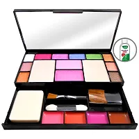 T.Y.A GOOD CHOICE INDIA Makeup Kit, 10 Eyeshadow, 2 Blusher, 2 Compact, 4 Lip Color, (6171), 23g With Hand Cleanser Sanatizer-thumb1