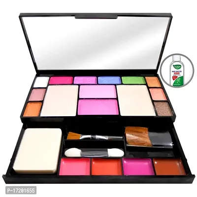 T.Y.A GOOD CHOICE INDIA Makeup Kit, 10 Eyeshadow, 2 Blusher, 2 Compact, 4 Lip Color, (6171), 23g With Hand Cleanser Sanatizer-thumb2