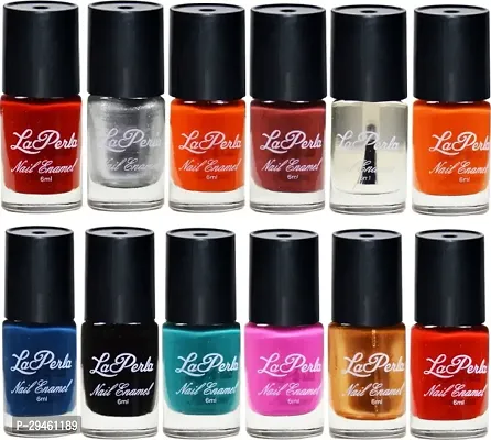 Nail Polishes Pack Of 12 Multicolor (Pack Of 12)