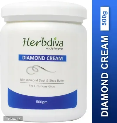 Herb Diva Diamond Dust And Shea Butter Cream For Luxurious Glow 500 G-thumb0