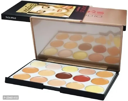 Contour Studio 15 Color Whitening Hydrating 9561 Contour Kit Concealer (Multicolor, 35 G)-thumb0