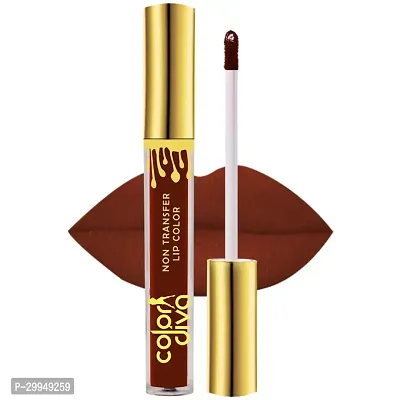 Liquid Matte Lipstick  (Plum Brown, 10 ml)