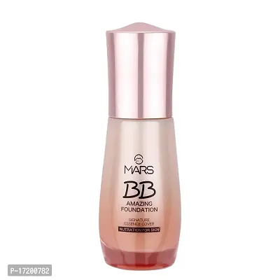 MARS BB Amazing Signature Essence Cover Nutration For Skin Lotion Foundation Medium-F08, 60 ml Matte Finish-thumb2