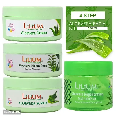 Lilium Herbal Aloevera Facial Kit 800G Gen 43 Gc 1003-thumb0