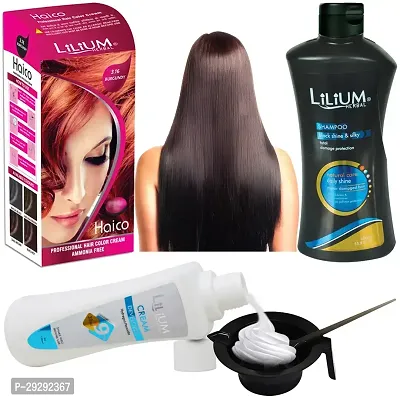 Natural Hair Colour Combo With Bowl Brush Pack Of 4-thumb0