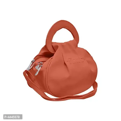 Stylish Mini Sling Bag For Girls (Orange)-thumb0