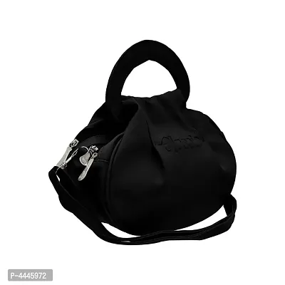 Stylish Mini Sling Bag For Girls (Black)-thumb0