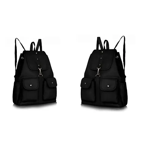Elegant Combo Of PU Backpacks For Women