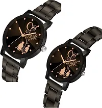 Razyloo Couple Print in Dial Couples Watch-thumb1