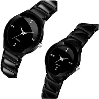 Razyloo Black Best Quality Couple Watch-thumb3