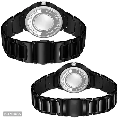 Razyloo Black Best Quality Couple Watch-thumb5