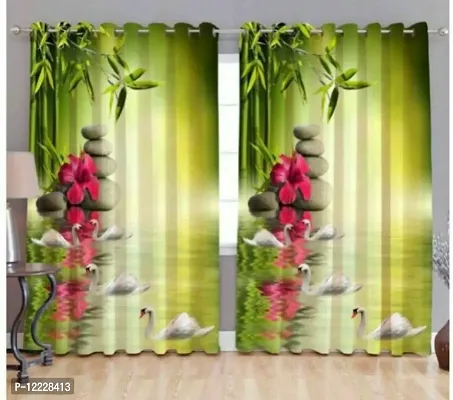 3D Digital Printed Polyester Curtain | Beautiful Printed Home,Living Room,Bedroom,Kids Room,Door Curtain,7x4 feet,Pack of 1PCS
