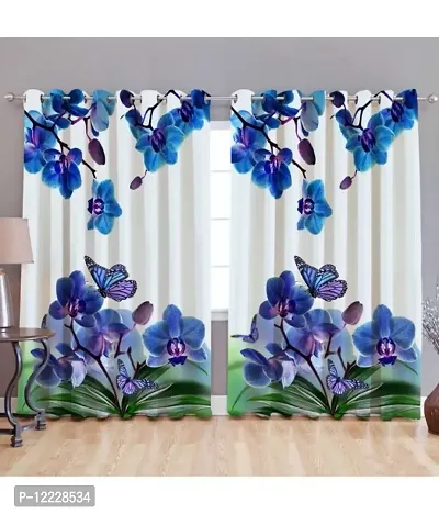 3D Digital Printed Polyester Curtain | Beautiful Printed Home,Living Room,Bedroom,Kids Room,Door Curtain,7x4 feet,Pack of 1PCS