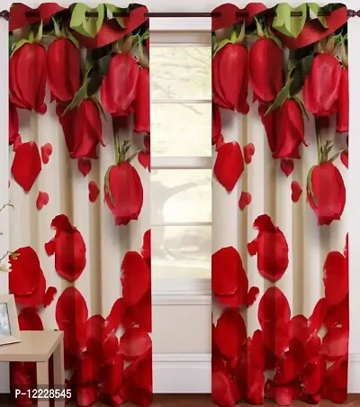 3D Digital Printed Polyester Curtain | Beautiful Printed Home,Living Room,Bedroom,Kids Room,Door Curtain,7x4 feet,Pack of 1PCS-thumb2