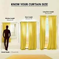 Prozone 7feet Polyester 3D Digital Print Merry Christmas Curtains for Kids Room Decorations, Christmas Door Curtains,Pack of 1PCS,7x4 feet-thumb2