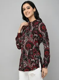 Classic Georgette Printed Tops for Womens-thumb2