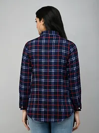 Classic Crepe Checked Shirt for Women-thumb1