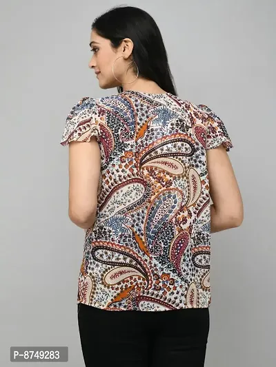 Classic Georgette Printed Tops for Women-thumb2