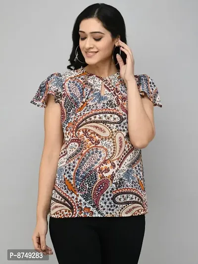 Classic Georgette Printed Tops for Women-thumb5