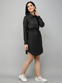 Stylish Rayon Solid Dress for Women-thumb3