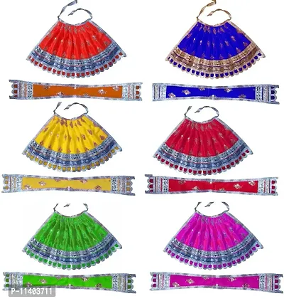 DOLLIT Dresses for Durga, Shera Wali, Lakshmi, Saraswati, Parvati and Goddesses, Multi.