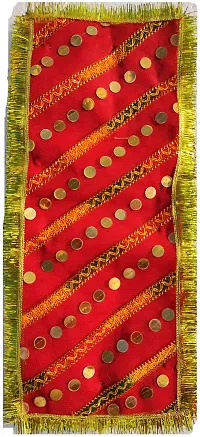 Narayan Dupatta Net 48 Pcs [L=70 x W=25] Devi MATA Chunri || Kanya Pooja Chunri || Navratri Durga Pooja Chunri || Laxmi MATA Chunri || MATA Ki Chunri